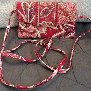 Vera Bradley Convertible Strap Wallet Clutch Crossbody